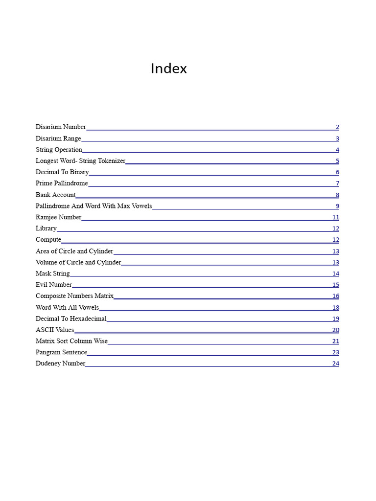 Java Programs for Number and String Operations | PDF | Integer ...