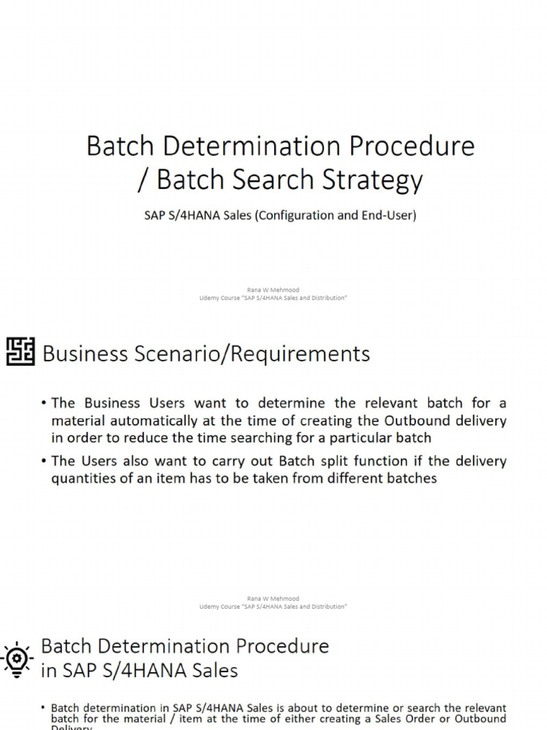 SAP+S4HANA+Sales+and+Distribution+-+Section+(23) | PDF