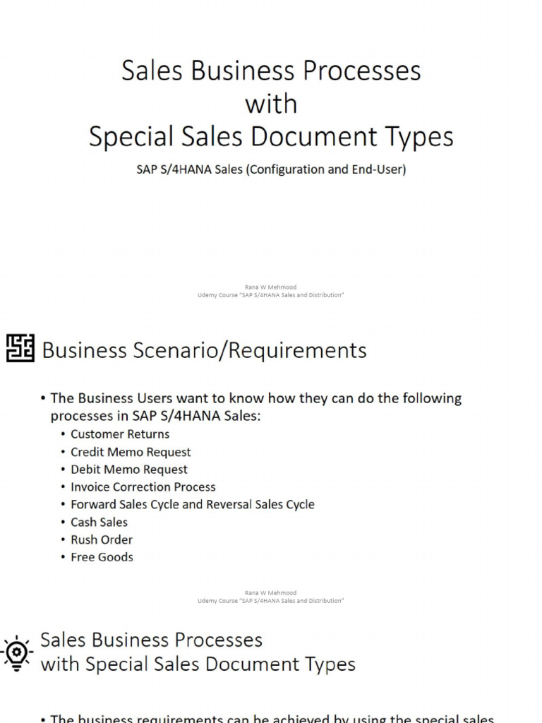SAP+S4HANA+Sales+and+Distribution+-+Section+(28) | PDF
