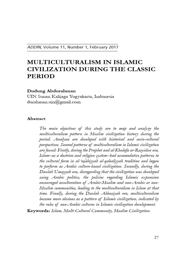en Multiculturalism in Islamic Civilization | PDF | Muhammad | Medina