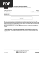 9618/22 Computer Science Mark Scheme | PDF | Control Flow | Parameter ...