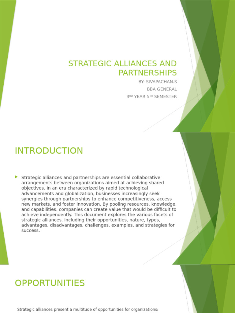Strategic Alliances for Business Growth | PDF | Franchising | Business
