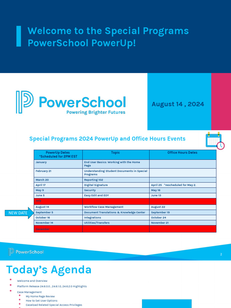 Special Programs PowerUp 2024 Schedule | PDF | Individualized Education ...