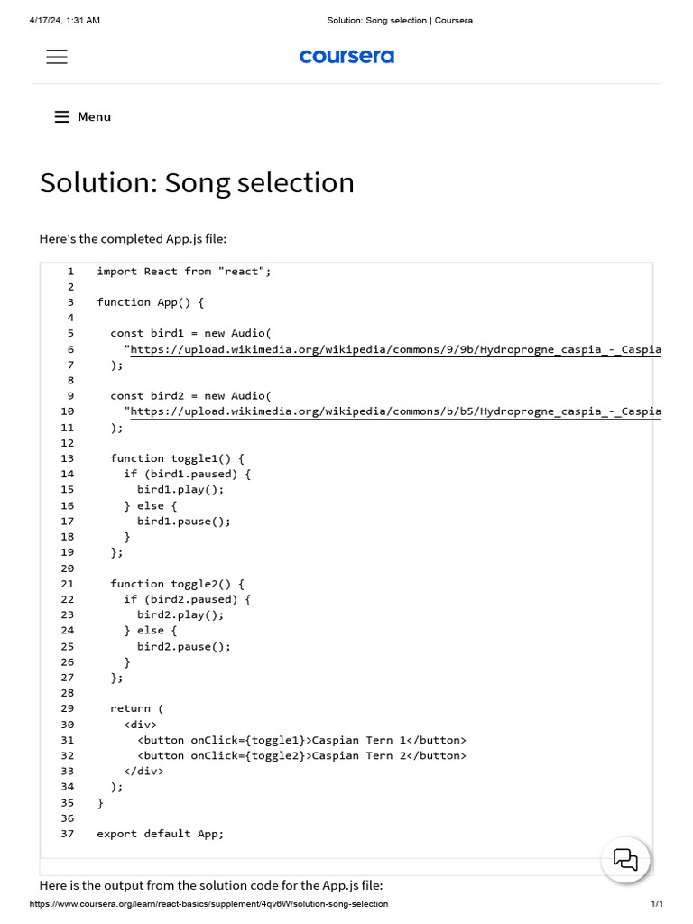 Solution - Song Selection - Coursera | PDF
