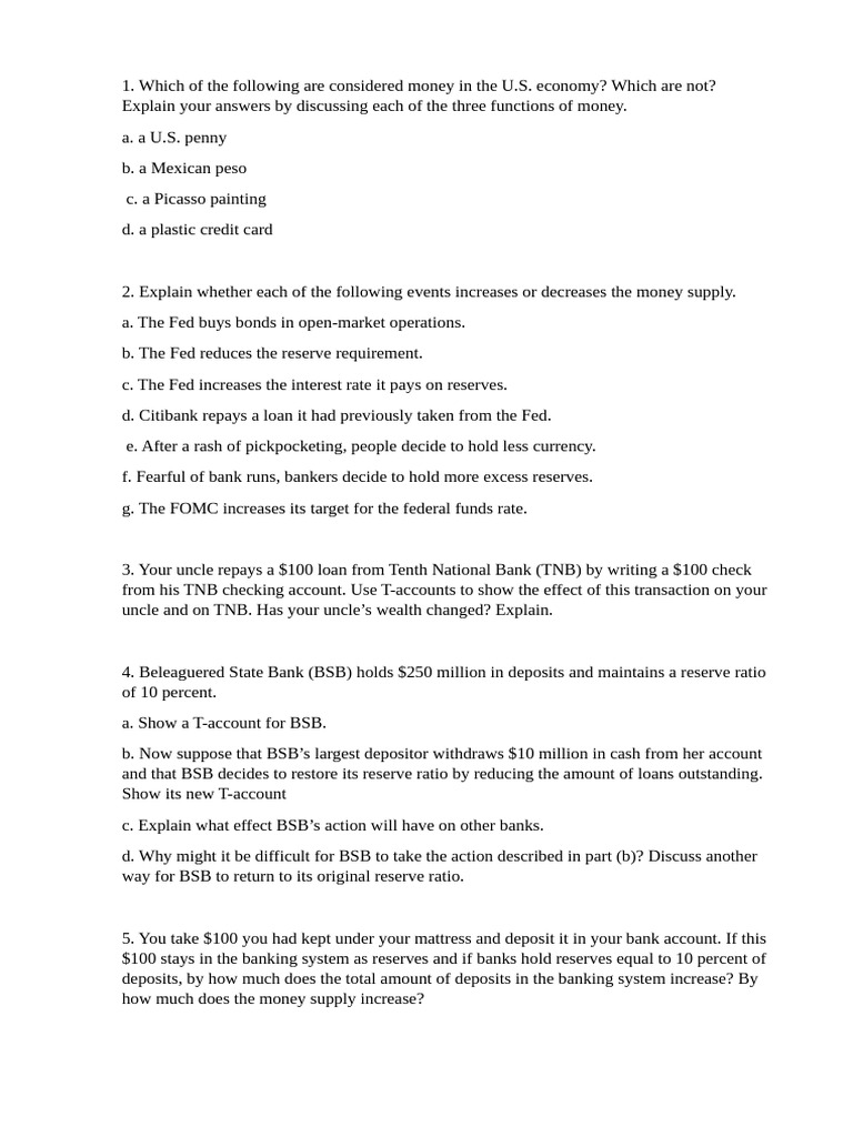 Understanding Money Supply and Banking | PDF | Money | Money Supply