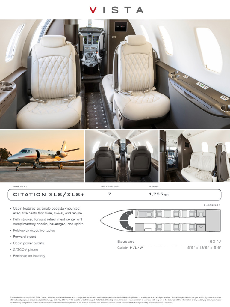 Citation XLS Cabin Features Overview | PDF