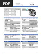 Doosan D34 Engine Specifications | PDF | Engines | Vehicle Parts