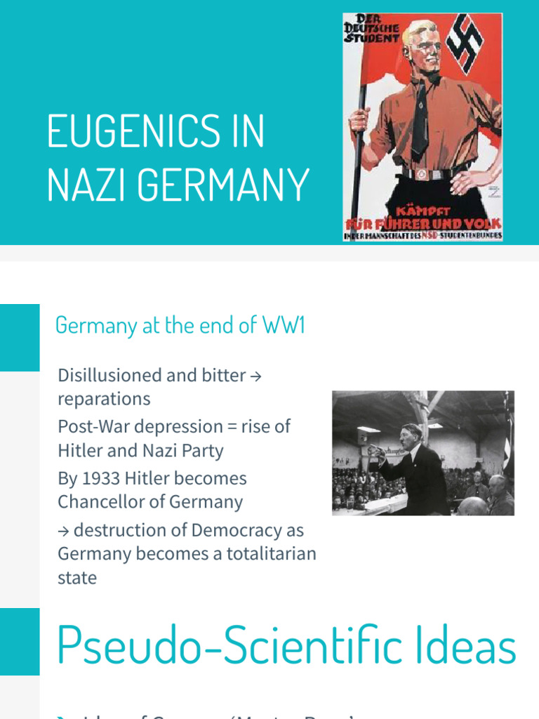 Eugenics and Nazi Racial Policies | PDF | Nazi Germany | Jews