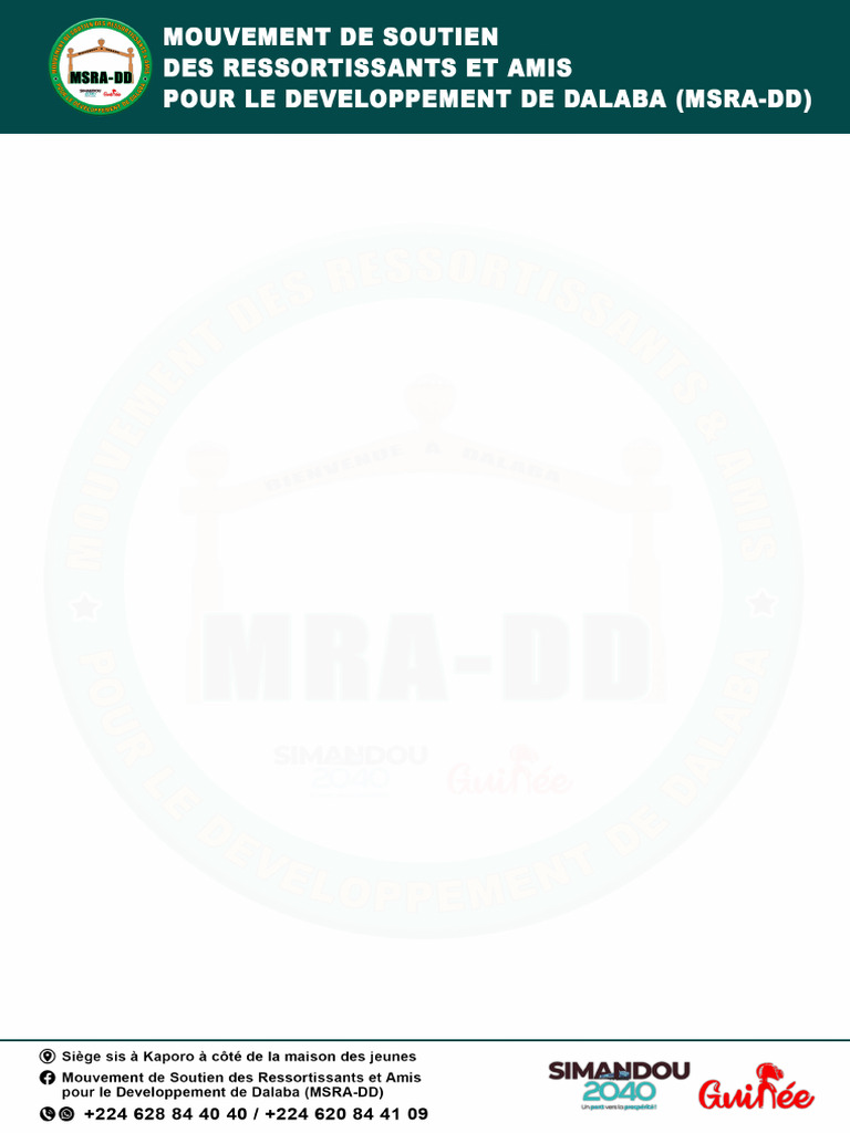 Msra-Dd En-Tête | PDF