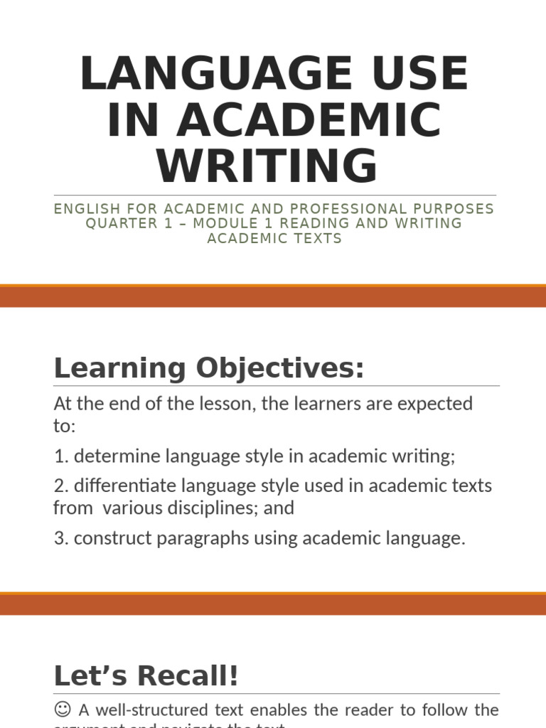 Eapp-Quarter 1-Module 1 - Lesson 2 | PDF | English Language | Vocabulary