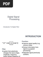 Digital Signal Processing: Introduction To Digital Filter