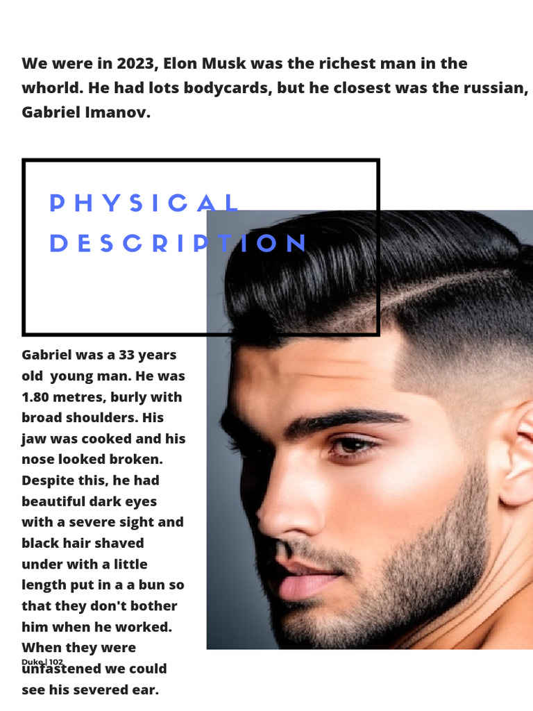 Elon Musk's Bodyguard Description | PDF