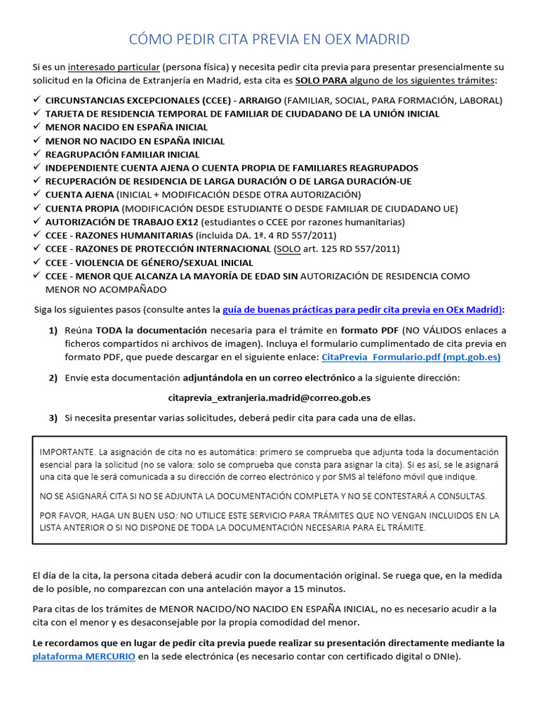 Como Pedir Cita Previa Madrid - pdf0 | PDF