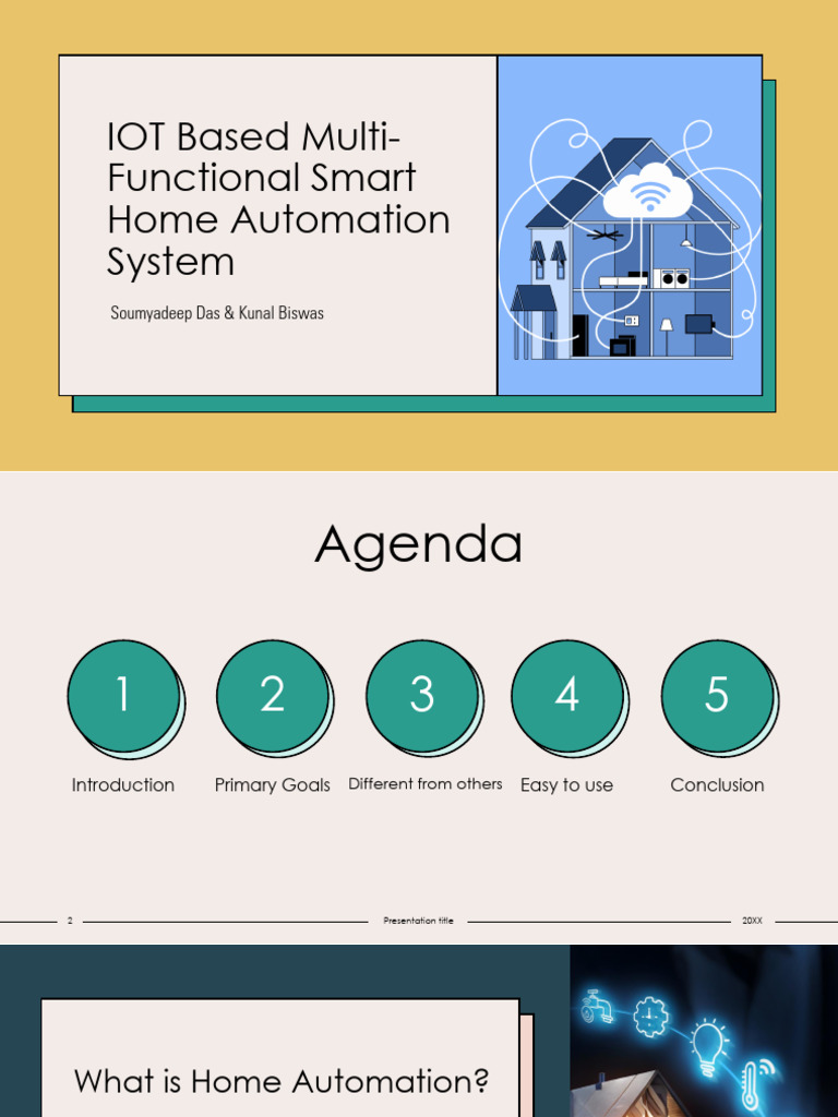 IOT Bassed Multi-Funtional Smart Home Automation System PDF | PDF