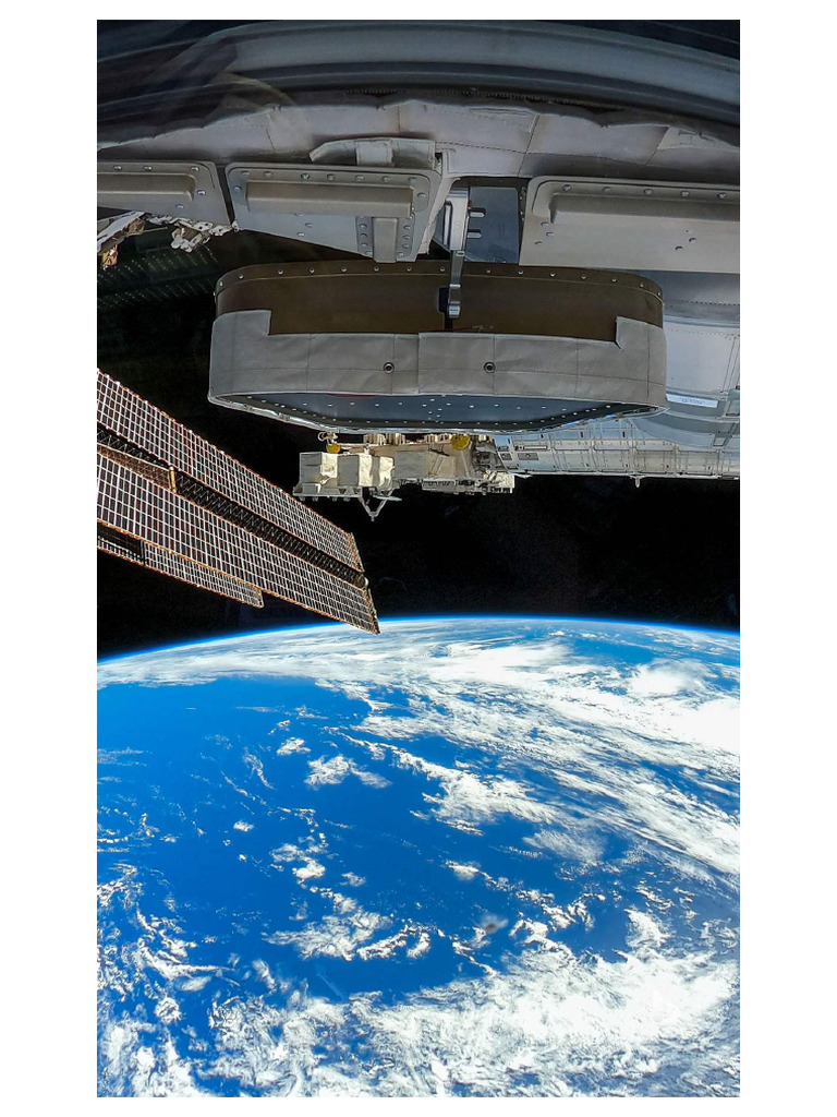 View From The Cupola of Hcthe International Space Station Above The