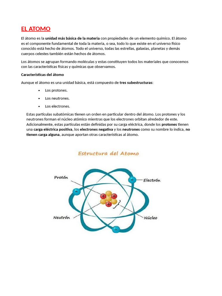 El Atomo | PDF