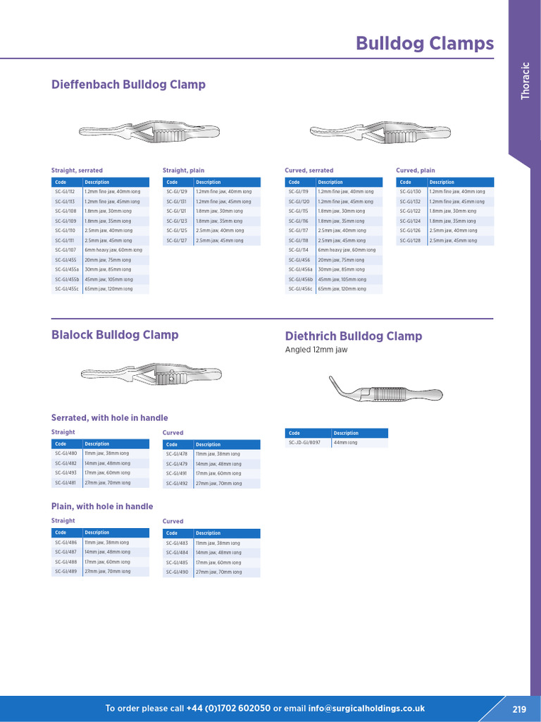 SH Catalogue - Thoracic-9 | PDF