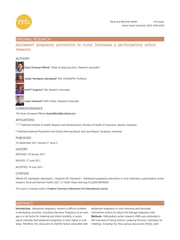 Adolescent Pregnancy Preventio | PDF | Adolescence | Family Planning