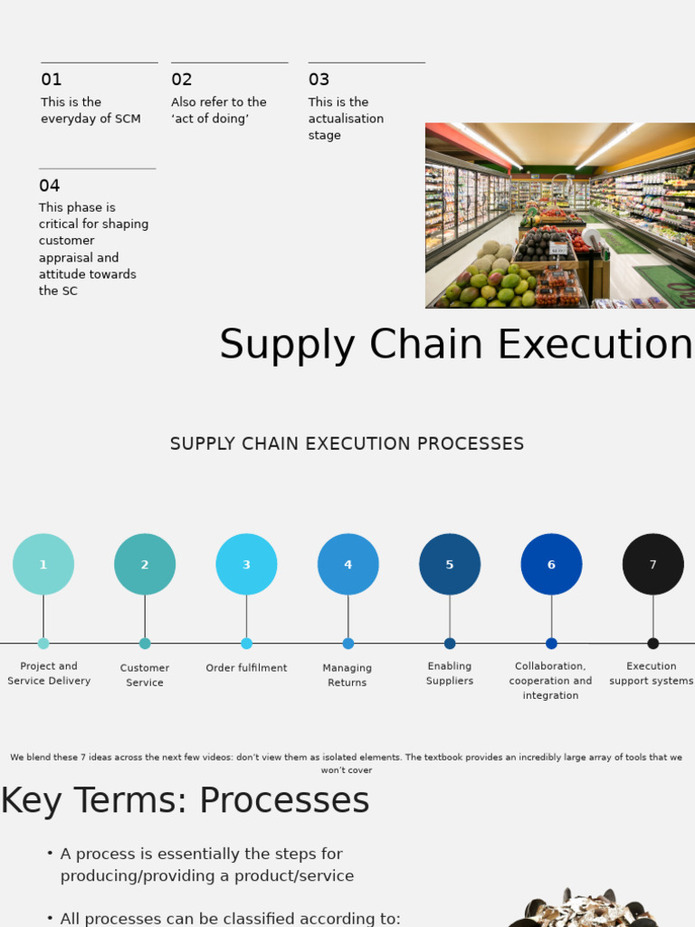 Supply Chain Execution Processes Overview | PDF | Supply Chain | Business