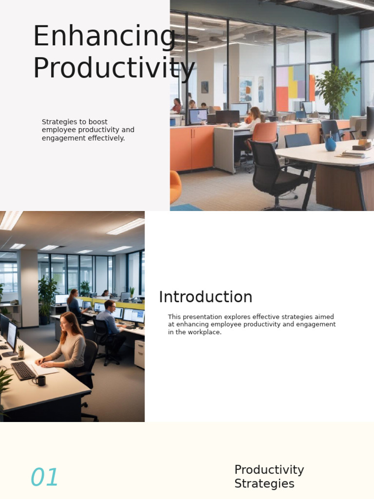 Enhancing Productivity | PDF | Team Building | Social Psychology