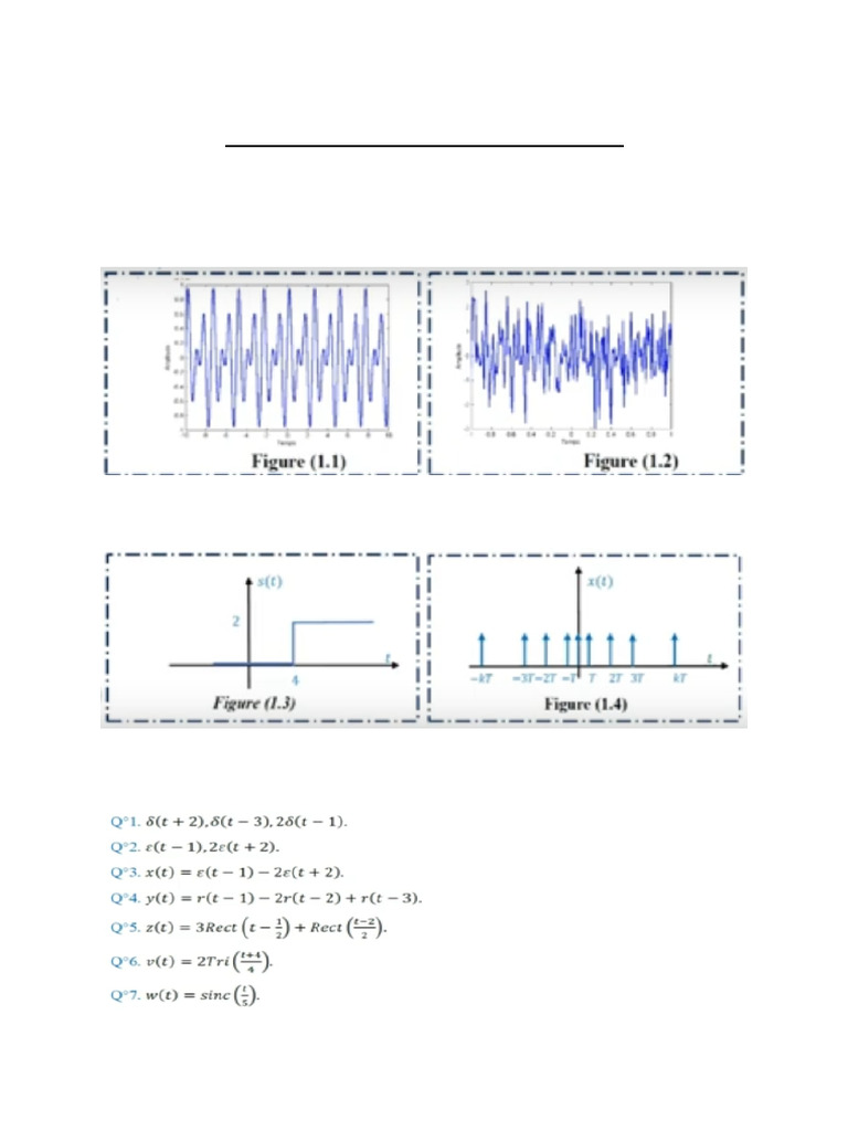 Analyse des Signaux et Transformées | PDF | Filtre (électronique ...