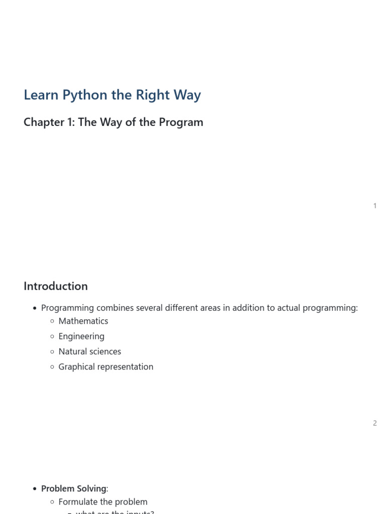 Chapter 1 | PDF | Computer Program | Programming