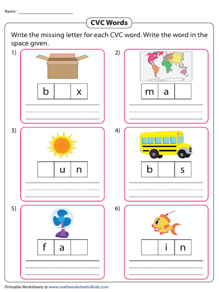 Missing Letters | PDF