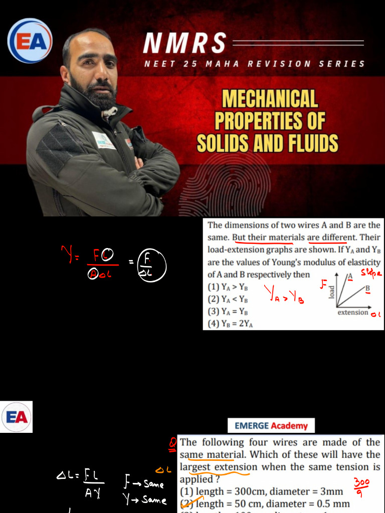 Solids and Fluids Lec Note | PDF