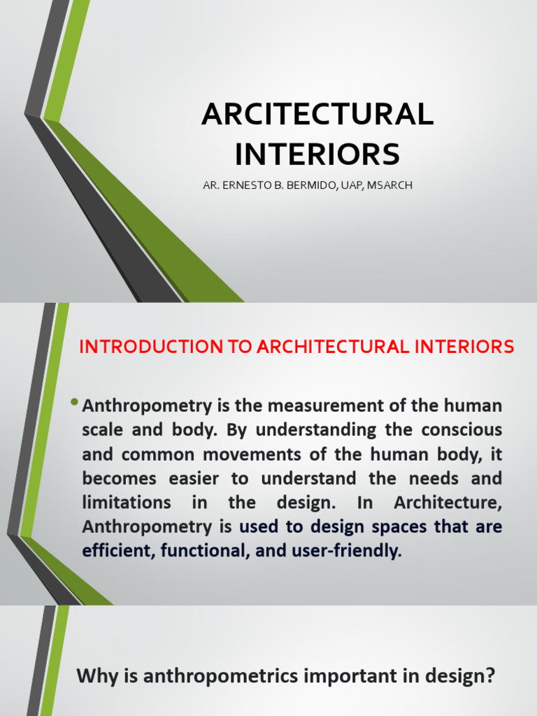 Importance of Anthropometry in Design | PDF | Anthropometry | Human ...