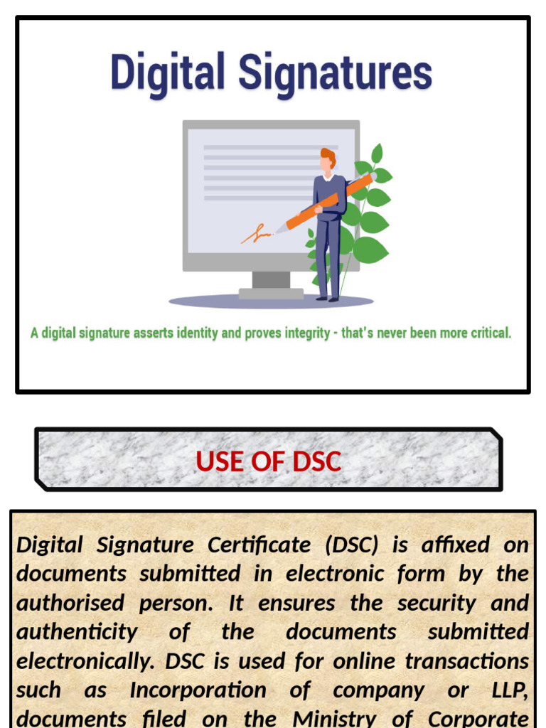 Understanding Digital Signature Certificates | PDF | Public Key ...