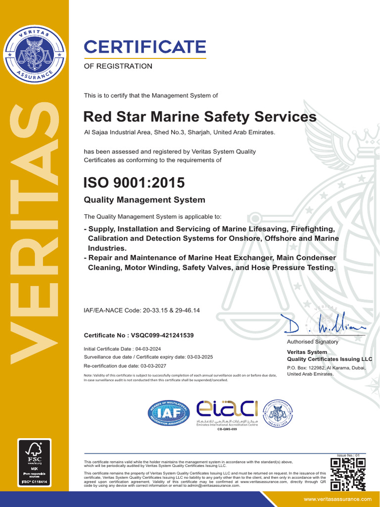 RMS - Iso 9001-2015 | PDF