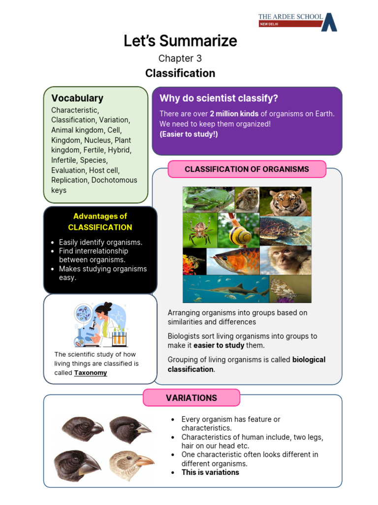 Understanding Biological Classification | PDF | Taxonomy (Biology ...