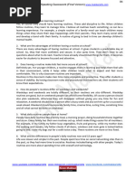 Matron's Report on Student Hygiene and Focus | PDF