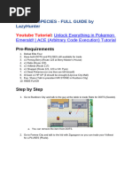 Emerald Kaizo Nuzlocke Guide | PDF | Pokémon | Nintendo Franchises
