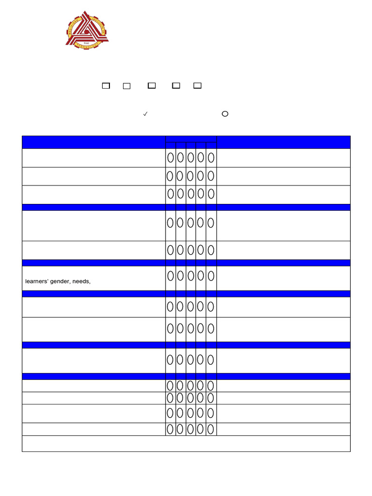 COT New Format November 18 2023 | PDF | Learning | Procedural Knowledge