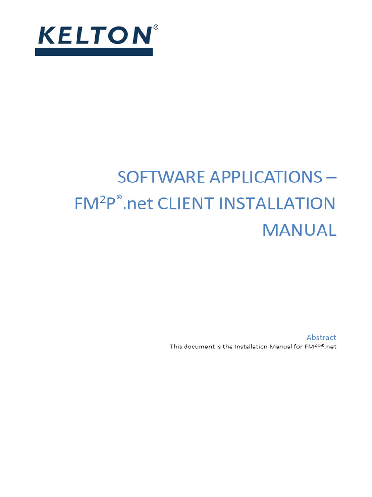 FM P®.net Client Installation Manual | PDF | 64 Bit Computing ...