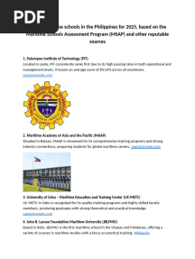 Top 10 maritime schools in the Philippines for 2025
