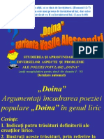Doina - Vaianta Vasile Alecsandri