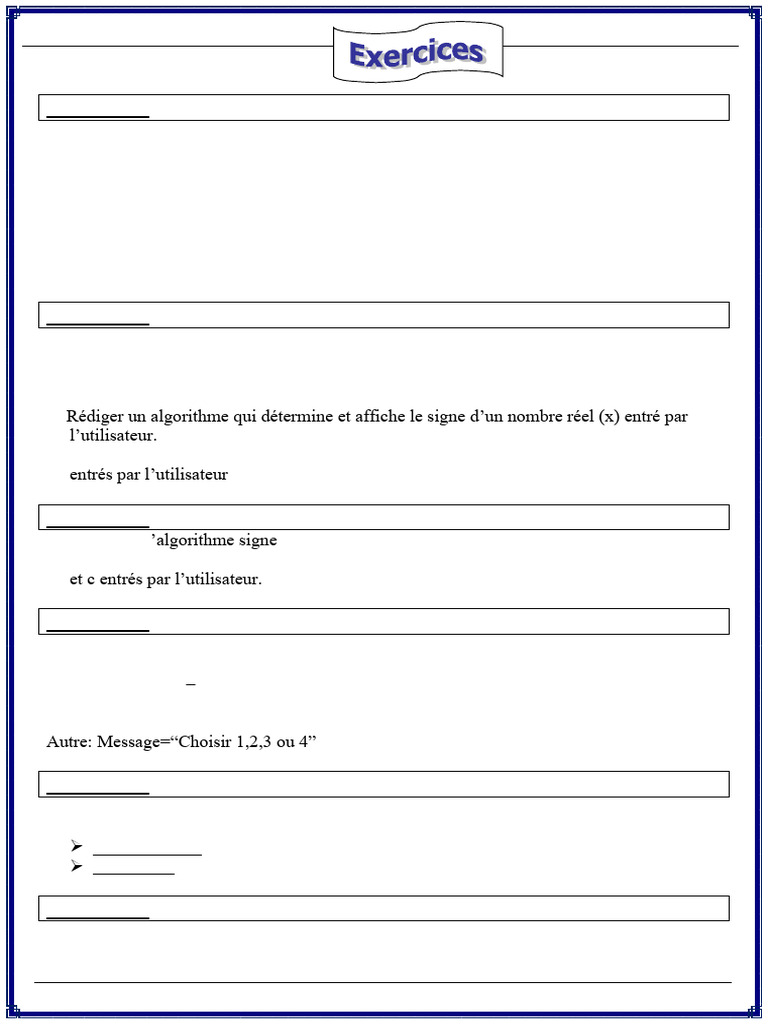 Algorithmes de base en Python 2023 | PDF
