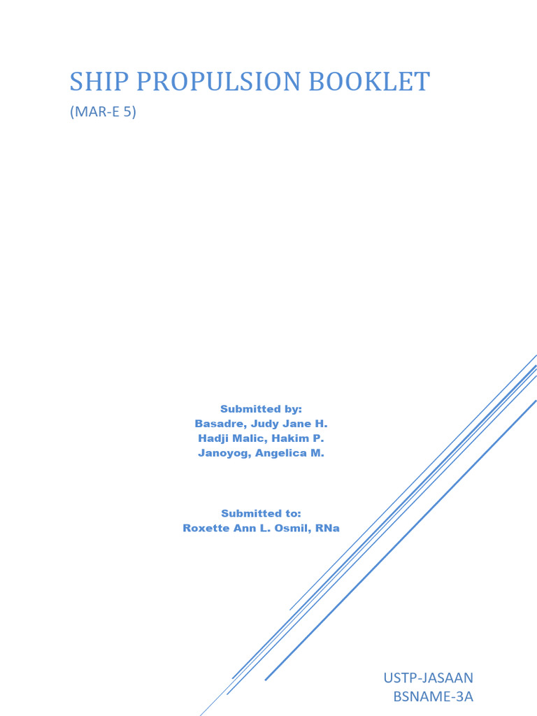 Ship Propulsion Arrangement Guide | PDF | Marine Propulsion | Engines