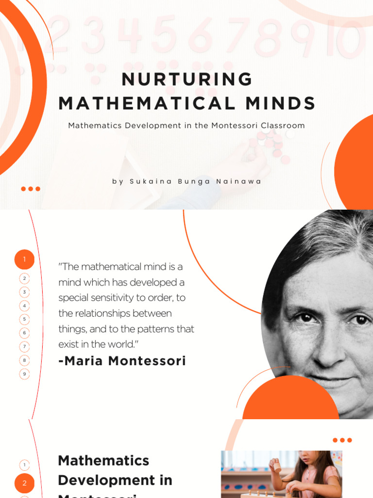 Montessori Math: Nurturing Young Minds | PDF | Montessori Education ...