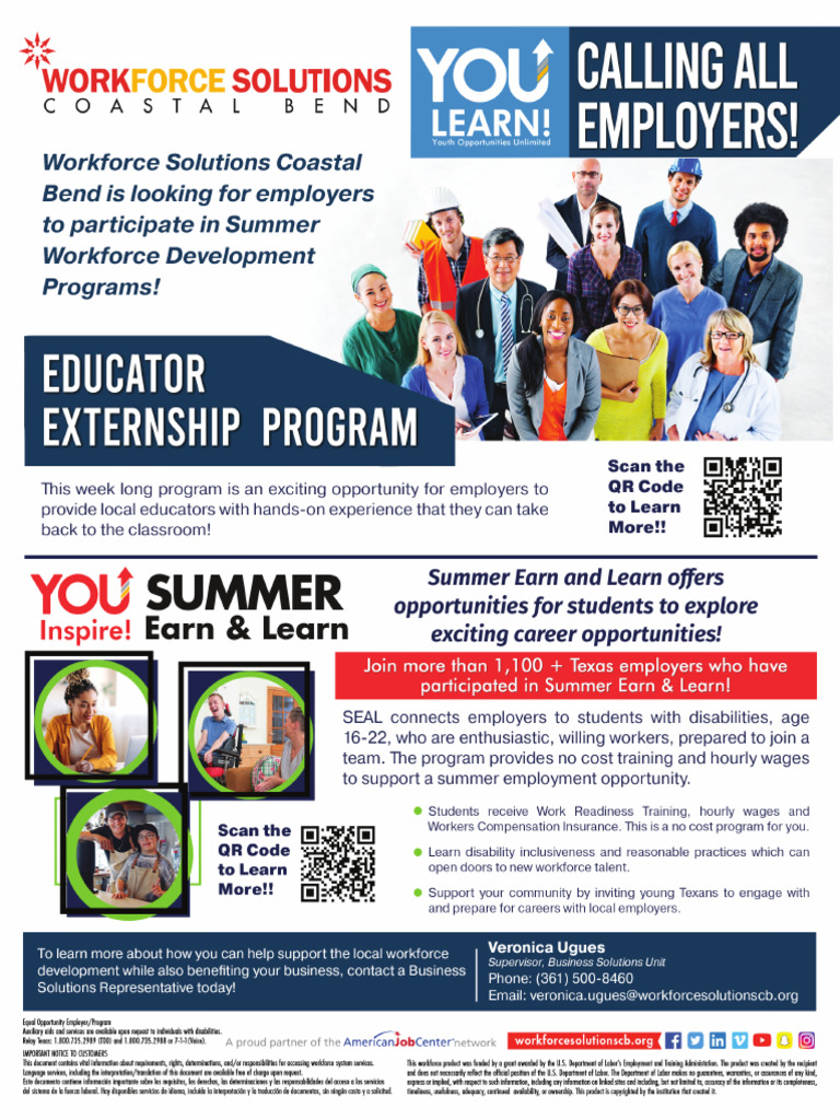 Summer Programs Handout | PDF