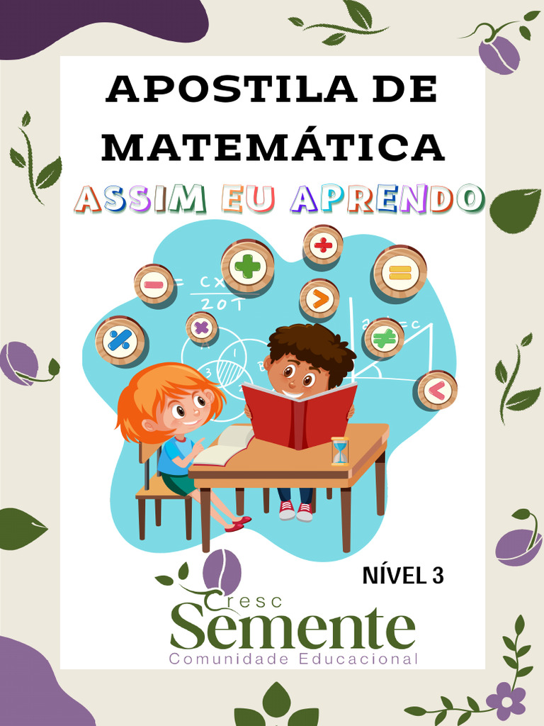 Apostila de Matemática - 3º Ano | PDF | Quilograma | Litro