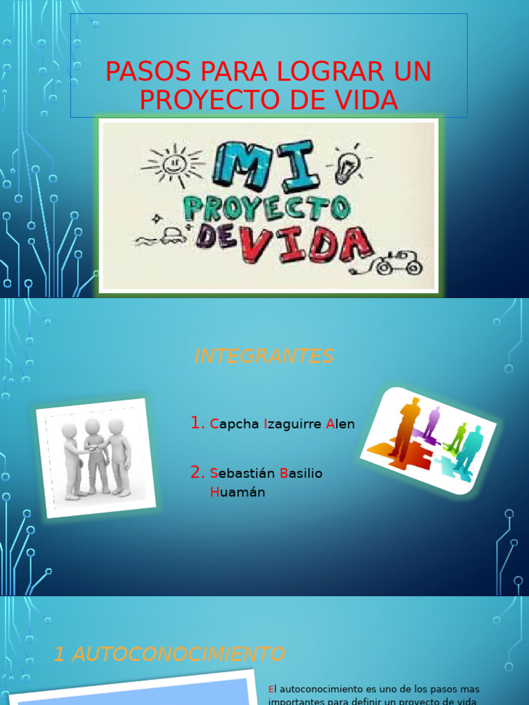 Pasos Clave para un Proyecto de Vida | PDF