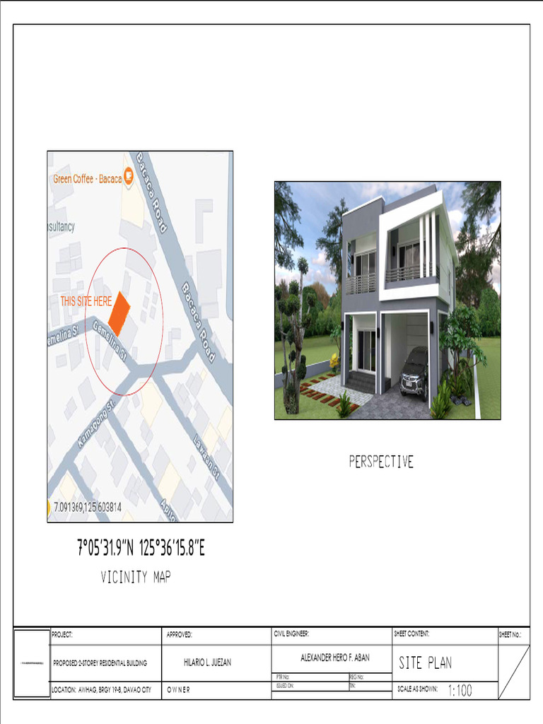 Proposed 2-Storey Residential Building | PDF