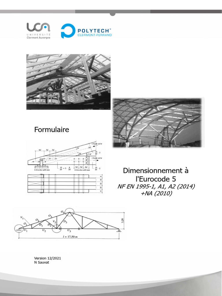 Dimensionnement du bois selon Eurocode 5 | PDF | Bois (matériau de ...