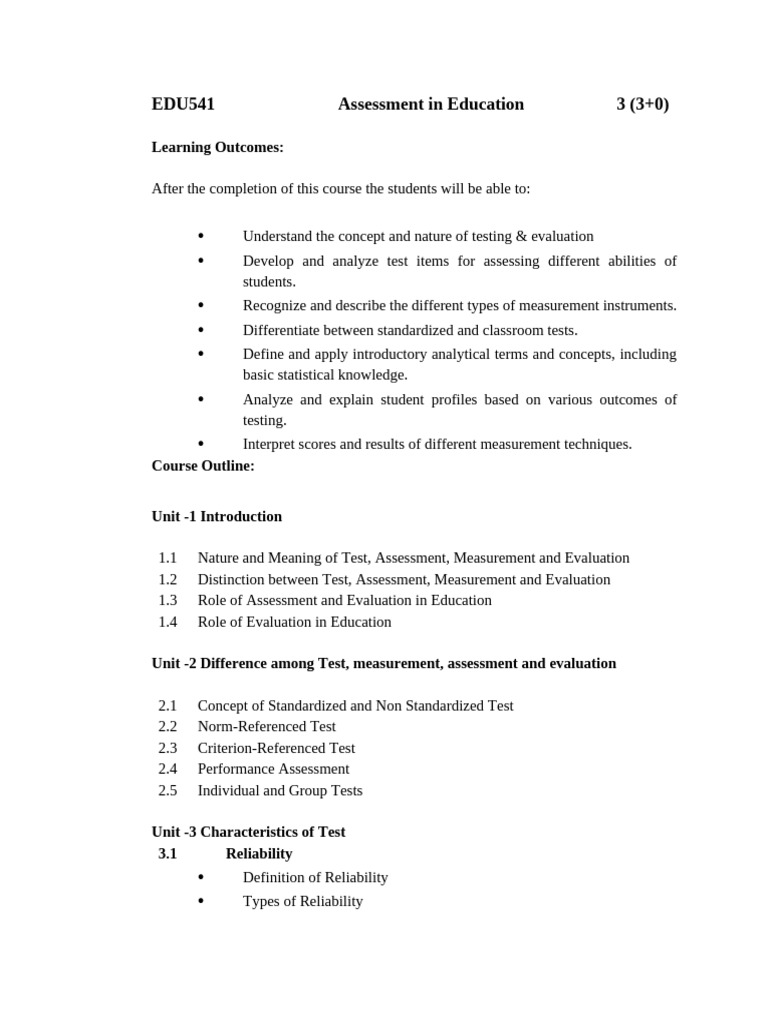 Assessment Principles in Education | PDF | Educational Assessment ...