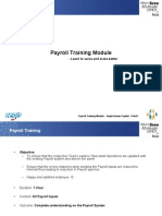 Payroll Training Module: - Learn To Serve and Make Better