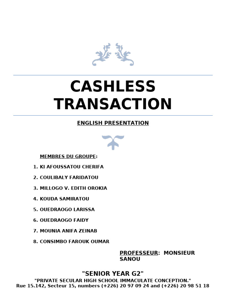 Understanding Cashless Transactions | PDF | Debit Card | Cryptocurrency