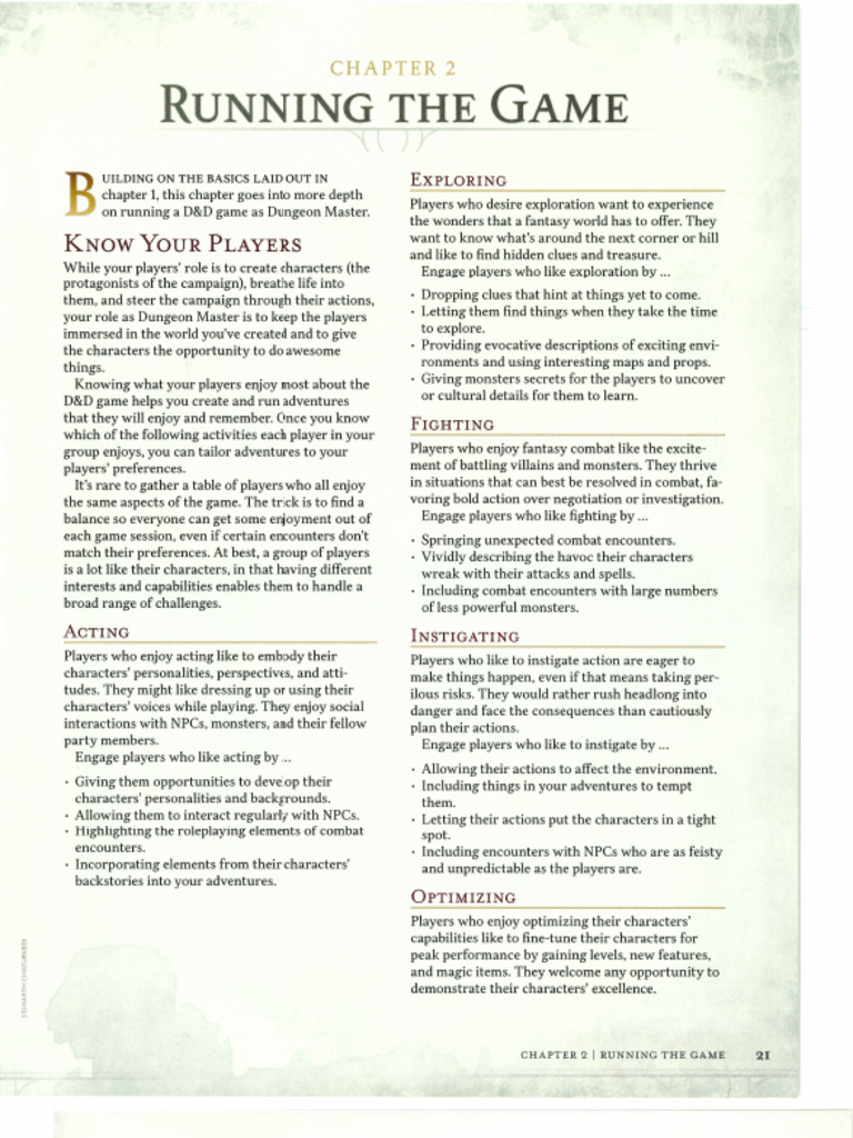Chapter 2. Running The Game | PDF